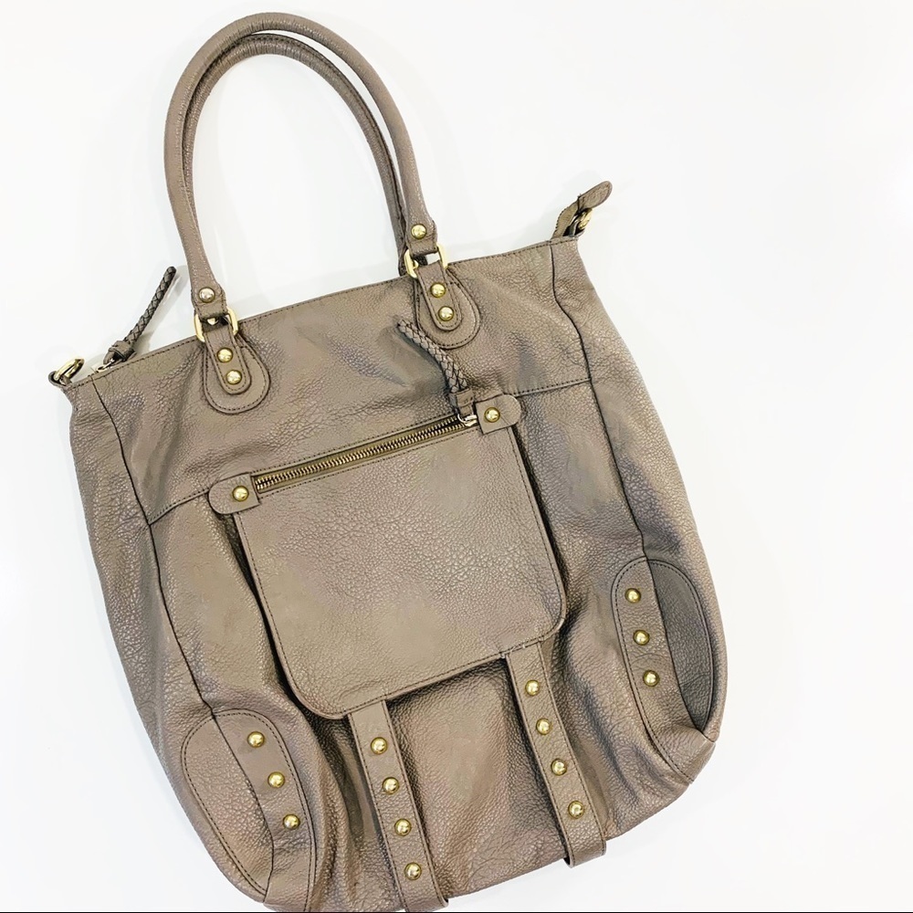 Steve Madden Oversized Hobo Style Handbag In Taupe